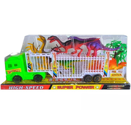 Ciężarówka z dinozaurami