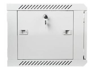 LANBERG WF01-6406-10S Lanberg szafa wisząca rack 19 6U 600x450mm szara (drzwi szklane)