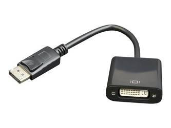 GEMBIRD A-DPM-DVIF-002 Gembird adapter Displayport(M) -> DVI(F)29pin 10cm, czarny