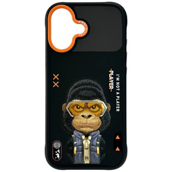 Etui Nimmy Cool&Cute 2.0 Gorilla na iPhone 17 - czarne