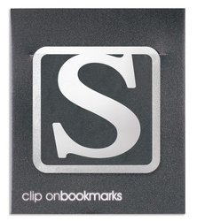 Metalowa zakładka do książki - Litera S Clip-on