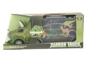 Transporter z 4 dinozaurami + akcesoria