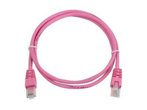 GEMBIRD patchcord RJ45 osłonka zalewana kat 5e UTP 0.5m różowy