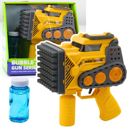 Pistolet na bańki mydlane żółty
