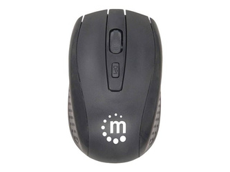 MANHATTAN Wireless Keyboard and Optical Mouse Set One 2.4GHz USB-Dongle Connection for Both Black (EN)