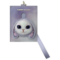 Portfel Nimmy Big Eyed Pet 2.0 Rabbit etui na karty - fioletowy
