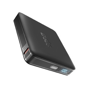 Powerbank SBS HD 10W 5000mAh USB-C z wyświetlaczem LCD - czarny
