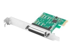 LANBERG extension card PCI-Express LPT DB25 + low profile bracket