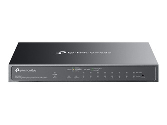 TP-LINK ES210GMP Omada 10-Port Gigabit Easy Managed Switch with 8-Port PoE+ | TP-LINK
