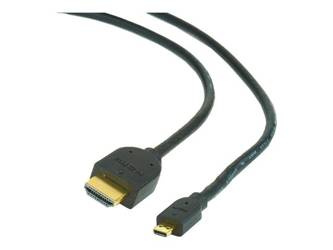 GEMBIRD CC-HDMID-6 Gembird kabel monitorowy HDMI/HDMI Micro High Speed 1.8m pozłacane końcówki