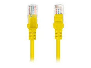 LANBERG PCU5-10CC-0150-Y Lanberg Patchcord RJ45, kat. 5e, UTP, 1.5m, żółty