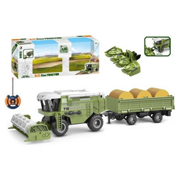 Kombajn z maszyną rolniczą ze światłem i dźwiękiem