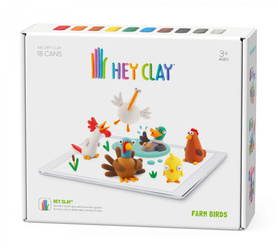 Masa plastyczna Hey Clay Ptaki z farmy HCL18009CEE