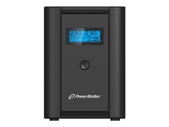 POWERWALKER UPS VI 2200 SHL FR Line-Interactive 2200VA 2X 230V PL 2X IEC C13 USB-B LCD
