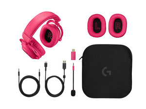 LOGITECH HEADSET - PRO X 2 LIGHTSPEED Wireless Gaming Headset - MAGENTA - 2.4GHZ - N/A - EMEA28-935