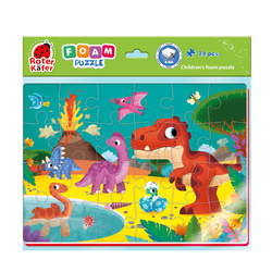 Puzzle A4 piankowe Śmieszne obrazki Dinozaur RK6020-08