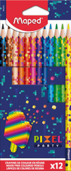 Kredki Pixel 12 kolorów