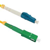 Qoltec Optic Patchcord LC/UPC-SC/APC | Singlemode | 9/125 | G652D | Simplex | 2m