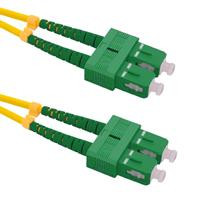 Qoltec Optic Patchcord SC/APC-SC/APC | Singlemode | 9/125 | G652D | Duplex 1,5m