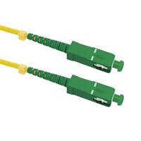 Qoltec Optic Patchcord SC/APC-SC/APC | Singlemode | 9/125 | G652D | Simplex | 1m