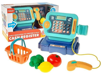 Kasa sklepowa na baterie światło i dźwięk