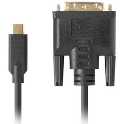 LANBERG Kabel USB-C M ->DVI-D 24+1 M 1.8m czarny
