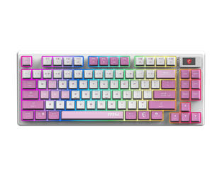 MSI FORGE GK600 TKL WIRELESS VIOLET | Gaming keyboard | Wireless | US | 2.4 GHz Wireless, Bluetooth, USB 2.0 | Mechanical Linear