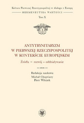 Antytrynitaryzm w Pierwszej Rzeczypospolitej w kontekście europejskim