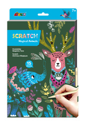 Wydrapywanka A4 Magiczne zwierzęta