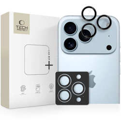 Osłona aparatu Tech-Protect Camring Fit+ na iPhone 14 Pro / Max / 15 Pro / Max / 16 Pro / Max / 17 Pro / Max - czarna