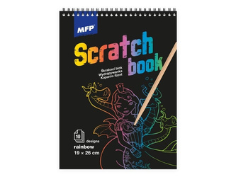 Wydrapywanka blok mix tęczowa 1032110