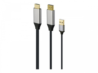 GEMBIRD A-HDMIM-DPF-01 Aktywny adapter 4K HDMI na DisplayPort czarny