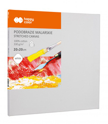Podobrazie malarskie bawełniane 20X20cm płótno 330gsm Happy color