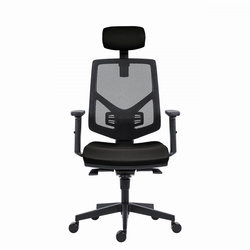 Powerton Ergonomiczny fotel biurowy Tina, Czarny