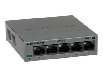 NETGEAR GS305-300PES Netgear 5-Port Gigabit Desktop Switch Metal 300-SERIES (GS305 v3)
