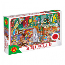 Puzzle 90 obserwacyjne z lupą Muzeum