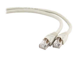 GEMBIRD patchcord kat 6 zalewane końcówki 0.5m szary