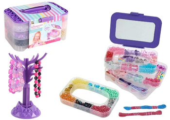 Zestaw koralików w szkatułce