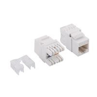LOGILINK- Keystone Jack,  RJ45 Kat.6A UTP180° LSA/IDC, białe