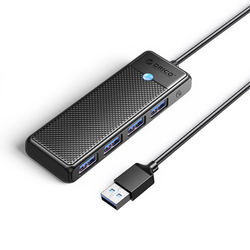 Hub USB-C Orico PAPW4A-C3 stacja dokująca 4x USB-A 3.0 - czarny