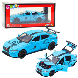 Jaguar metalowy światło i dźwięk turkusowy