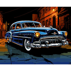 Malowanie po numerach Samochód 40x50cm
