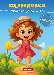 Kolorowe chwile. Kolorowanka z naklejkami