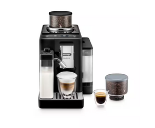 Delonghi | Coffee Maker | EXAM440.55.B Rivelia | Pump pressure 19 bar | Built-in milk frother | Automatic | 1450 W | Onyx Black