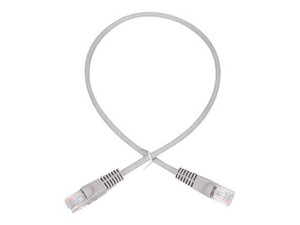 EXTRALINK LAN patchcord CAT.5E UTP 0 5m kabel czysta miedź szary