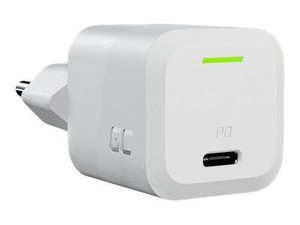 GREEN CELL Ładowarka USB-C GaN GC PowerGaN 33W PD 3.0 QC 3.0 1x USB-C biała