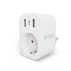 Tesla listwa zasilająca 3 gniazda 3x USB 1.8 m