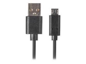 LANBERG CA-USBM-20CU-0030-BK Lanberg Kabel Quick Charge 3.0, USB Micro-B(M)->A(M) 3M Czarny