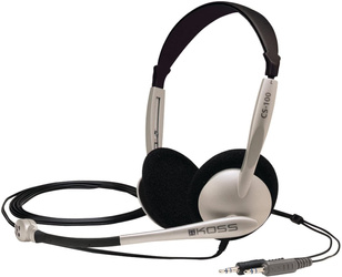 Koss | Headphones | CS100 | Wired | On-Ear | Microphone | Black/Gold