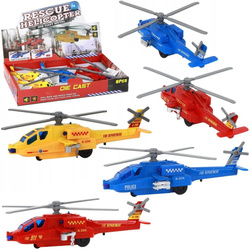 Helikopter metal pull back ze światłem i dźwiękiem